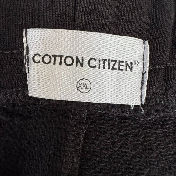 Cotton Citizen Bronx Sweatpants Black Silver Ankle Zipper Pants Size XXL - Picture 12 of 15